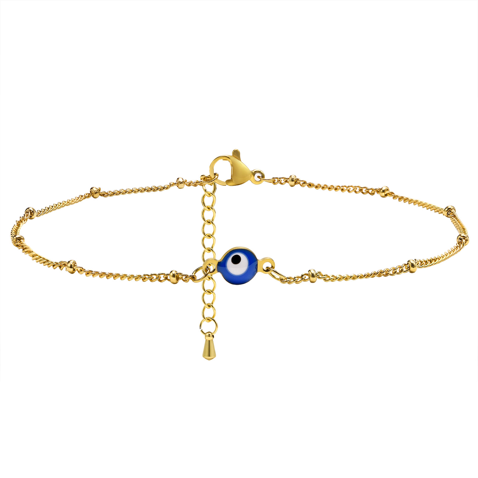 Body Jewelry Leg Chain - Evil Eye Anklet Bracelet on Leg