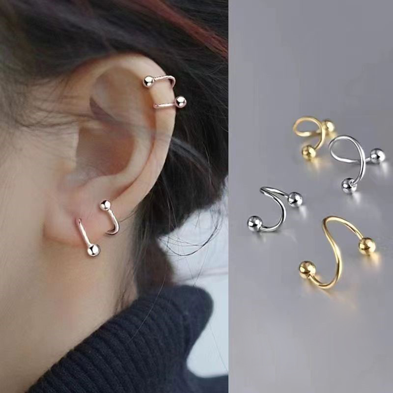 Body Jewelry Lip Ring - Women's Spiral Earrings Piercing Jewelry Multi-Use