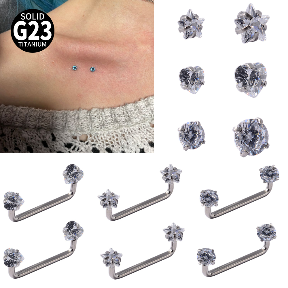 3-1PCS Implant Grade Titanium  - Body Jewelry Implant Grade Titanium ulasan dan harga