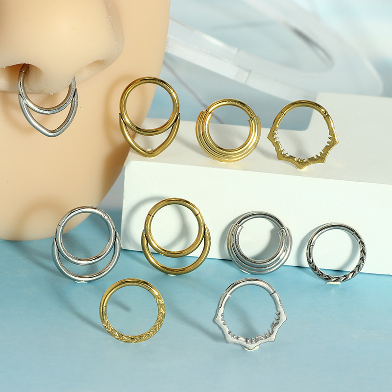Nose Hoop Earrings Metal Nose  - Body Jewelry Cartilage Earrings ulasan dan harga