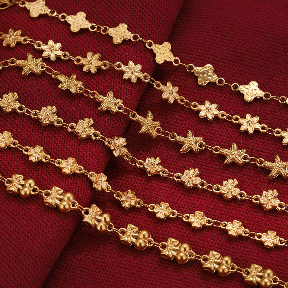 1Meter Stainless Steel Flower  - Body Jewelry Wholesale ulasan dan harga