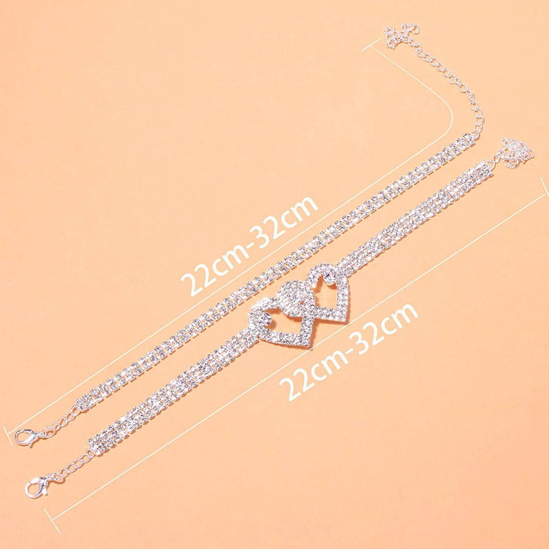 Fashion Rhinestone Chain Ankle - Body Jewelry Leg Chain ulasan dan harga