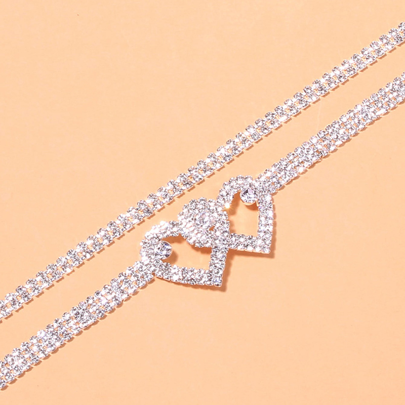 Fashion Rhinestone Chain Ankle - Body Jewelry Leg Chain ulasan dan harga