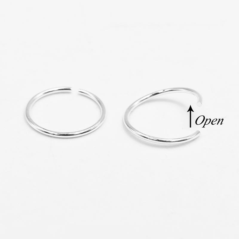 925 sterling silver Nose Ring  - Body Jewelry Lip Ring ulasan dan harga