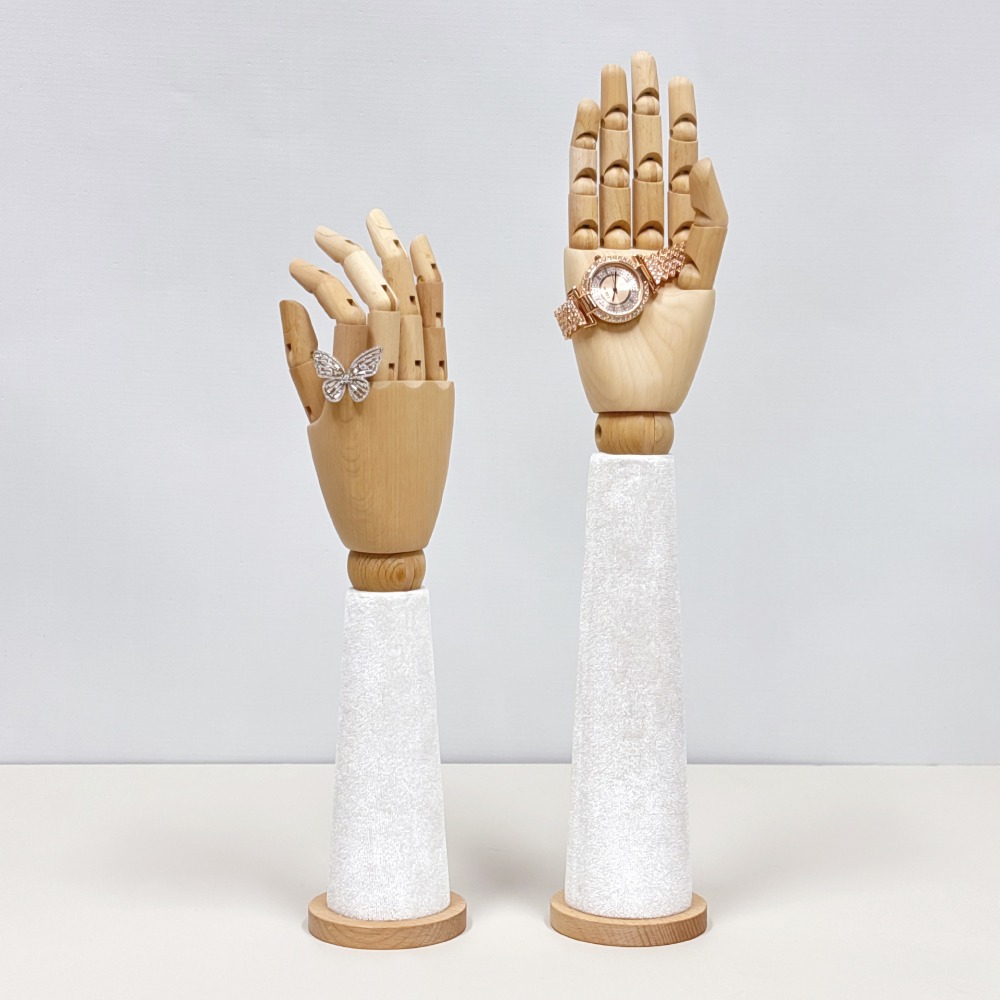 Wooden Velvet Hand Mannequin w - Body Jewelry Shop ulasan dan harga