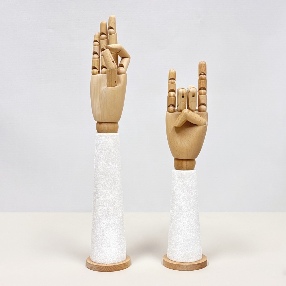 Wooden Velvet Hand Mannequin w - Body Jewelry Shop ulasan dan harga