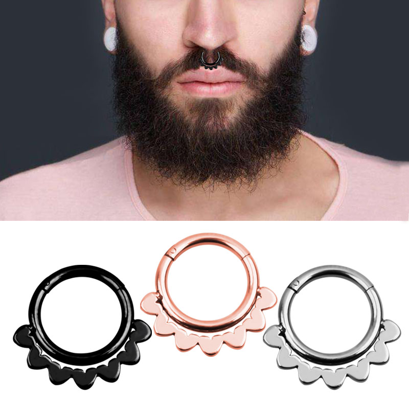 1PC Punk Styles Nose Ring Clic - Body Jewelry Cartilage Earrings ulasan dan harga