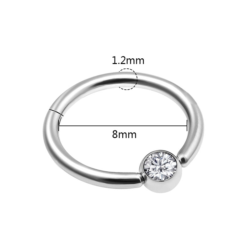 1PC Punk Styles Nose Ring Clic - Body Jewelry Cartilage Earrings ulasan dan harga