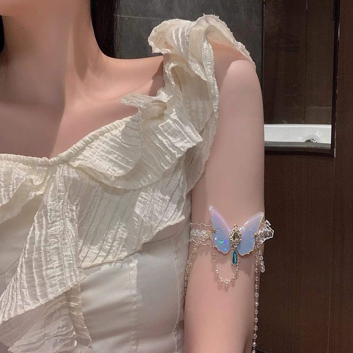Fashionable Butterfly Pattern  - Body Jewelry Leg Chain ulasan dan harga
