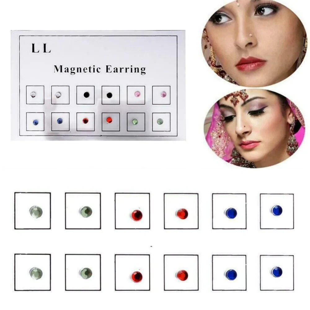 12PCS/Card Fake Cheater Non Pi - Body Jewelry Lip Ring ulasan dan harga