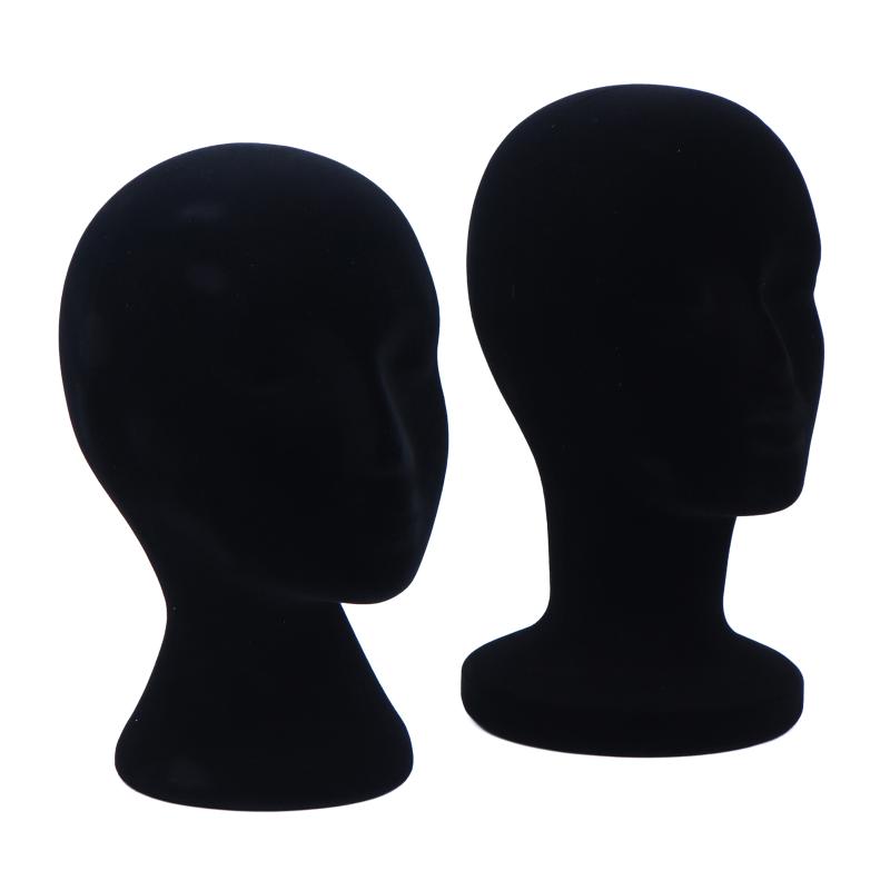 Black Velvet Mannequin Head 52 - Body Jewelry Shop ulasan dan harga