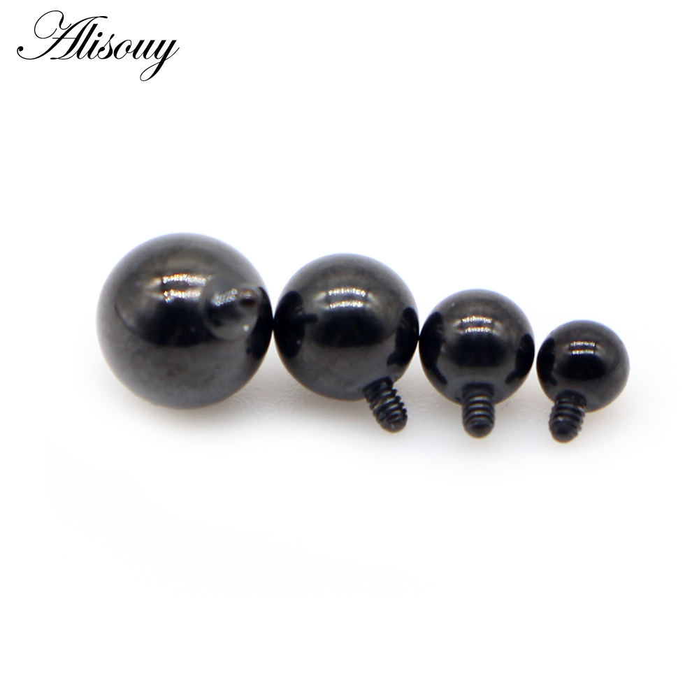 Alisouy 2PCS 3/4/5/6mm 16G Sta - Body Jewelry Dermal ulasan dan harga