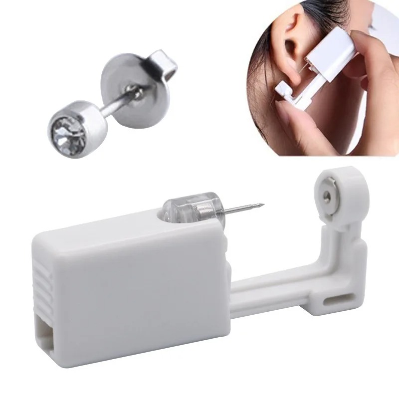 Disposable Sterile Ear Piercin - Body Jewelry Cartilage Earrings ulasan dan harga