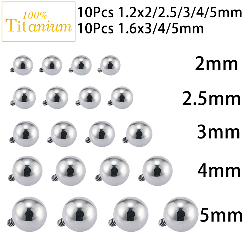 10Pc Implant Grade ASTM G23 Ti - Body Jewelry Implant Grade Titanium ulasan dan harga