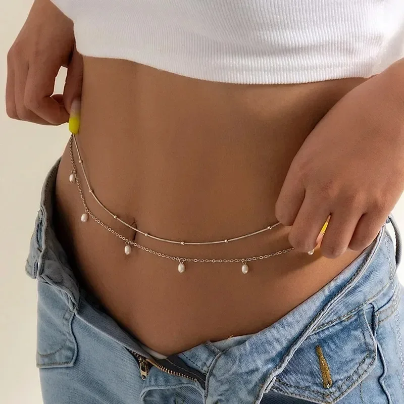 New Charm Sexy Double Layer Bu - Body Jewelry Outfit ulasan dan harga