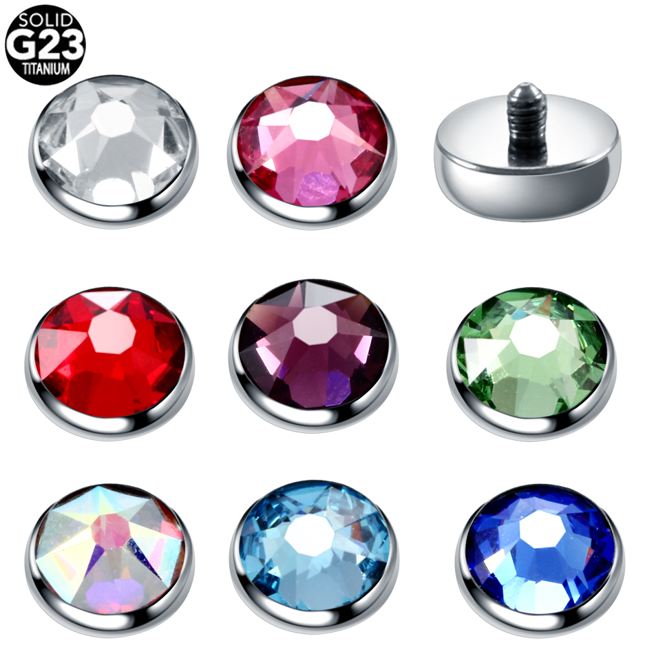 1PC G23 Titanium Dermal Anchor - Body Jewelry Dermal ulasan dan harga
