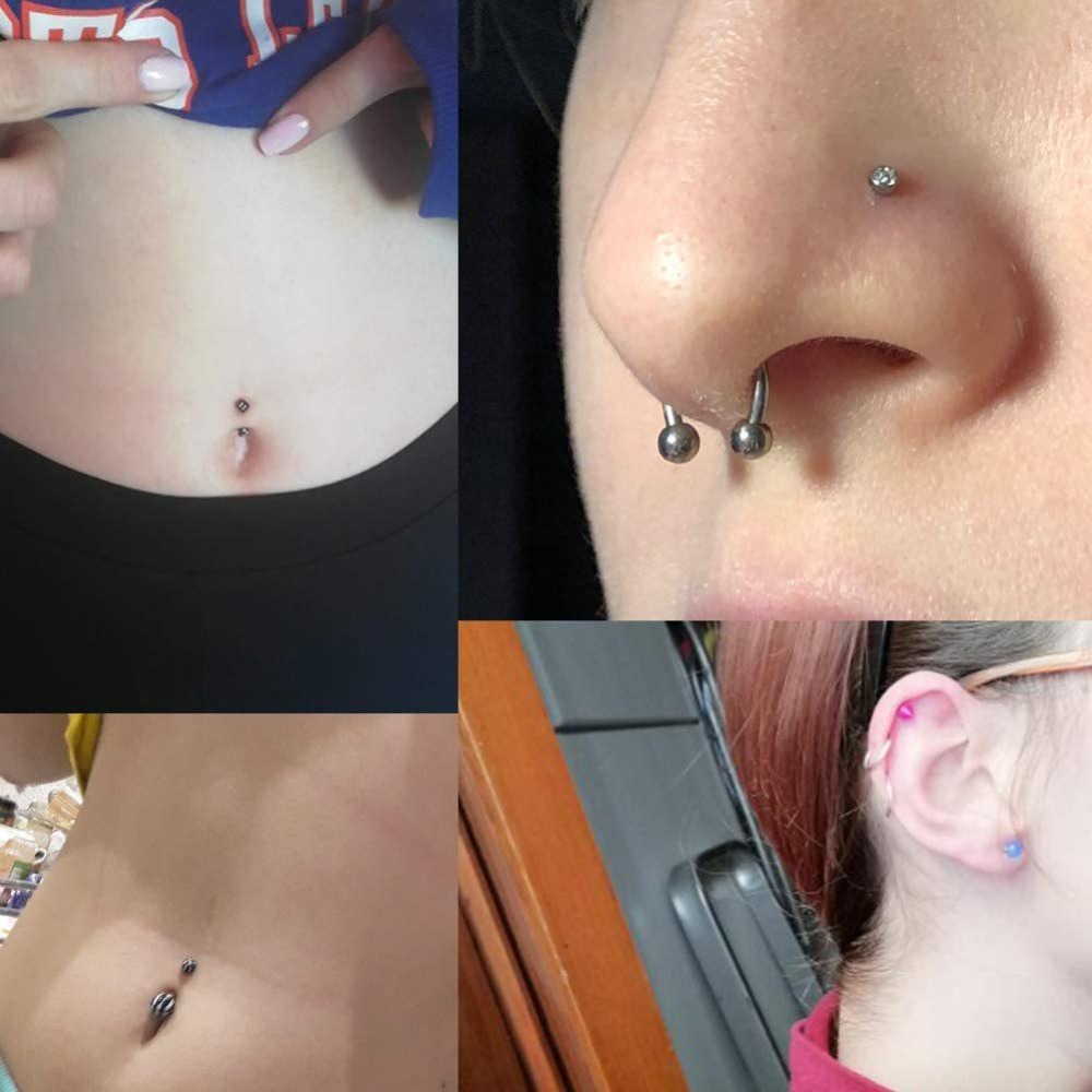 150/140/85/70/42Pcs Body Pierc - Body Jewelry Lip Ring ulasan dan harga
