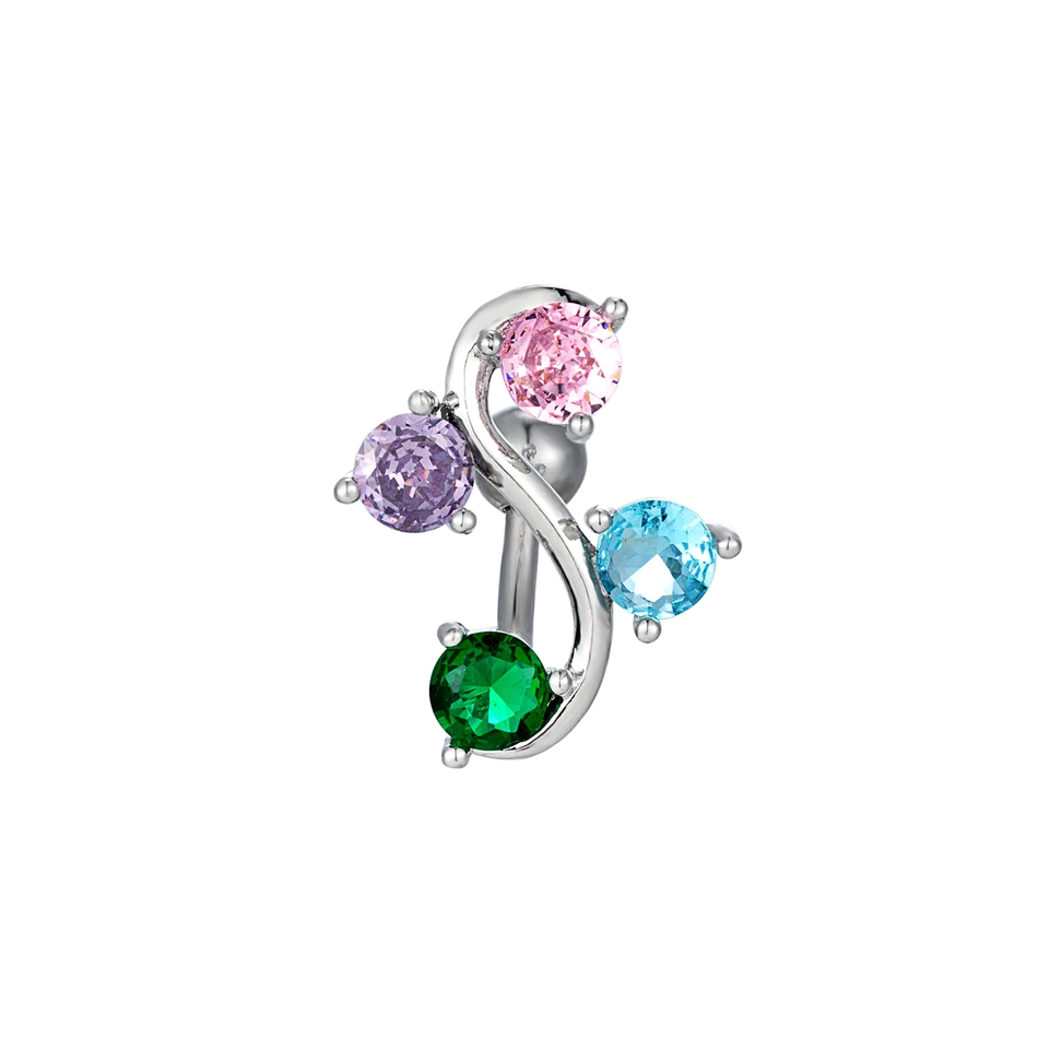 Stainless Steel Curved Belly R - Body Jewelry Shop ulasan dan harga