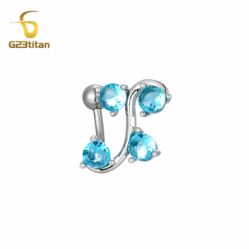 Stainless Steel Curved Belly R - Body Jewelry Shop ulasan dan harga
