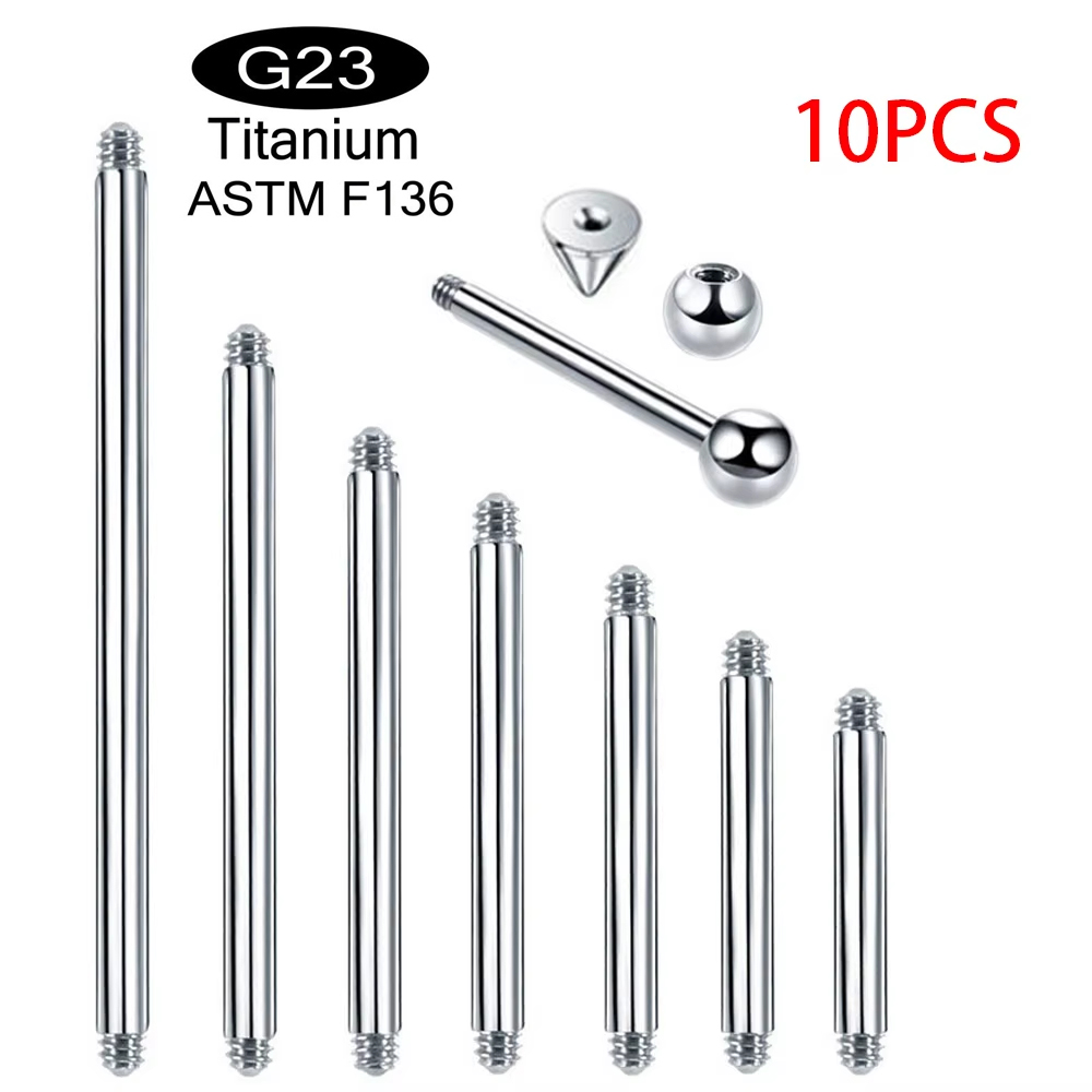 10pcs/lot ASTM F136 Implantabl - Body Jewelry Implant Grade Titanium ulasan dan harga