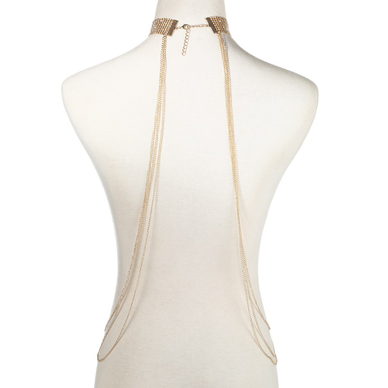 Gold Color Body Chain Women  R - Body Jewelry Outfit ulasan dan harga