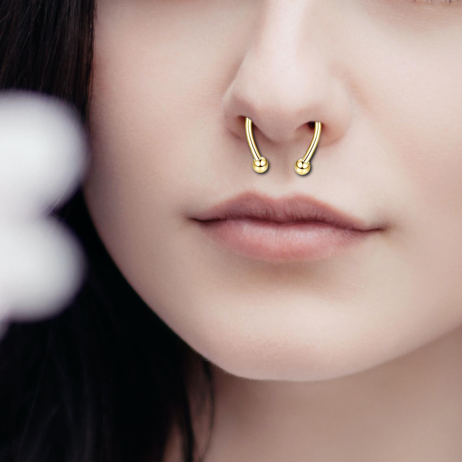 Stainless Steel Magnetic Fake  - Body Jewelry Shop ulasan dan harga