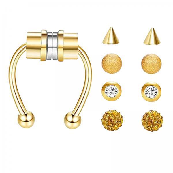 Stainless Steel Magnetic Fake  - Body Jewelry Shop ulasan dan harga