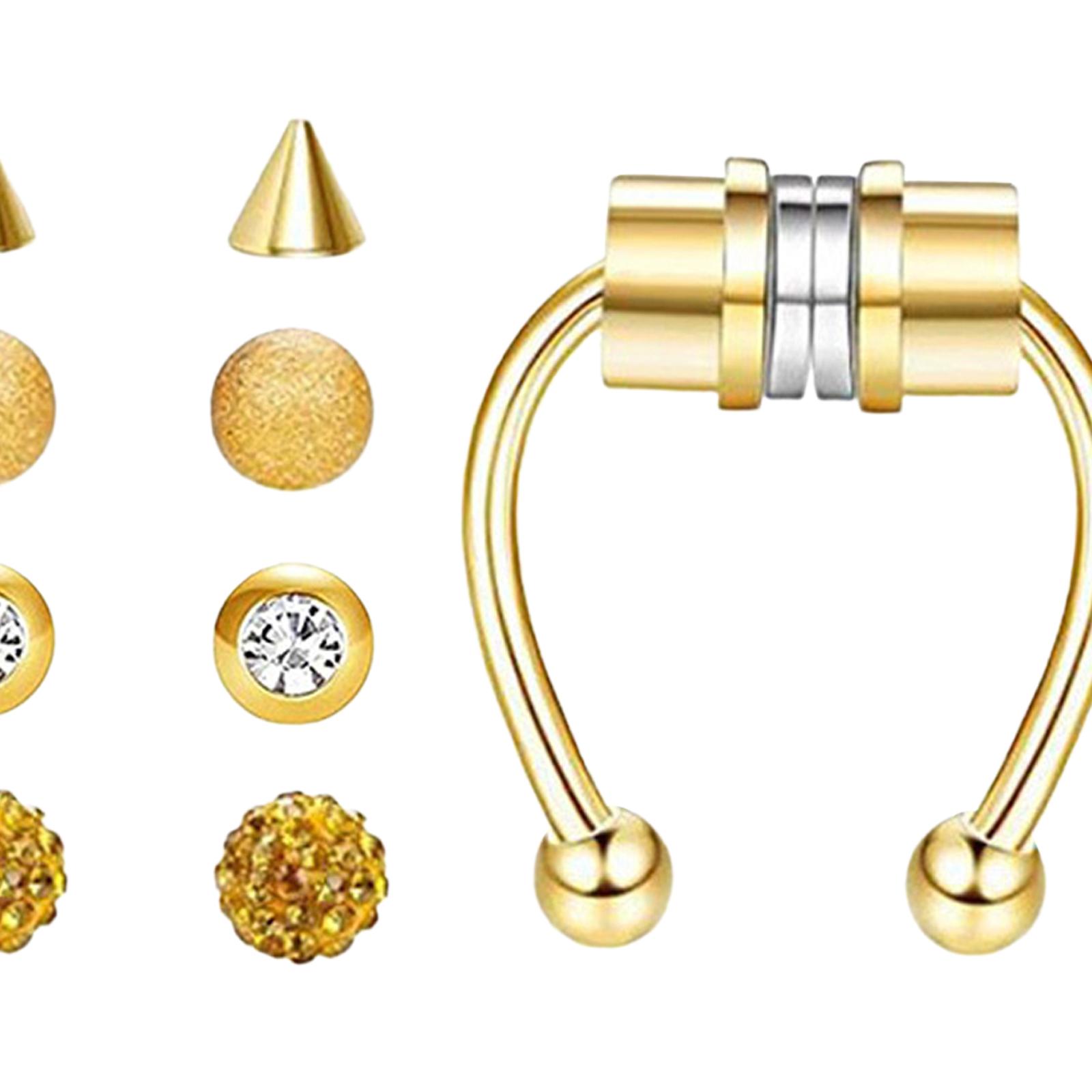 Stainless Steel Magnetic Fake  - Body Jewelry Shop ulasan dan harga