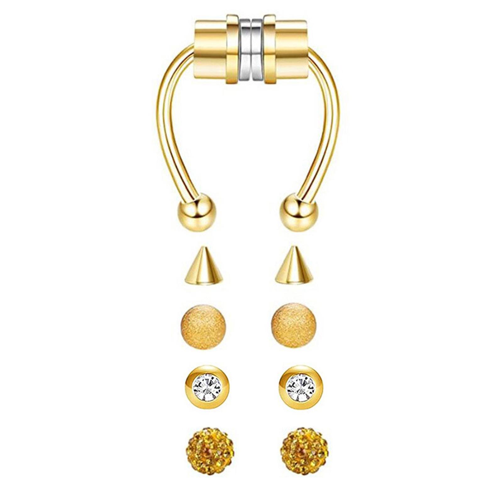 Stainless Steel Magnetic Fake  - Body Jewelry Shop ulasan dan harga
