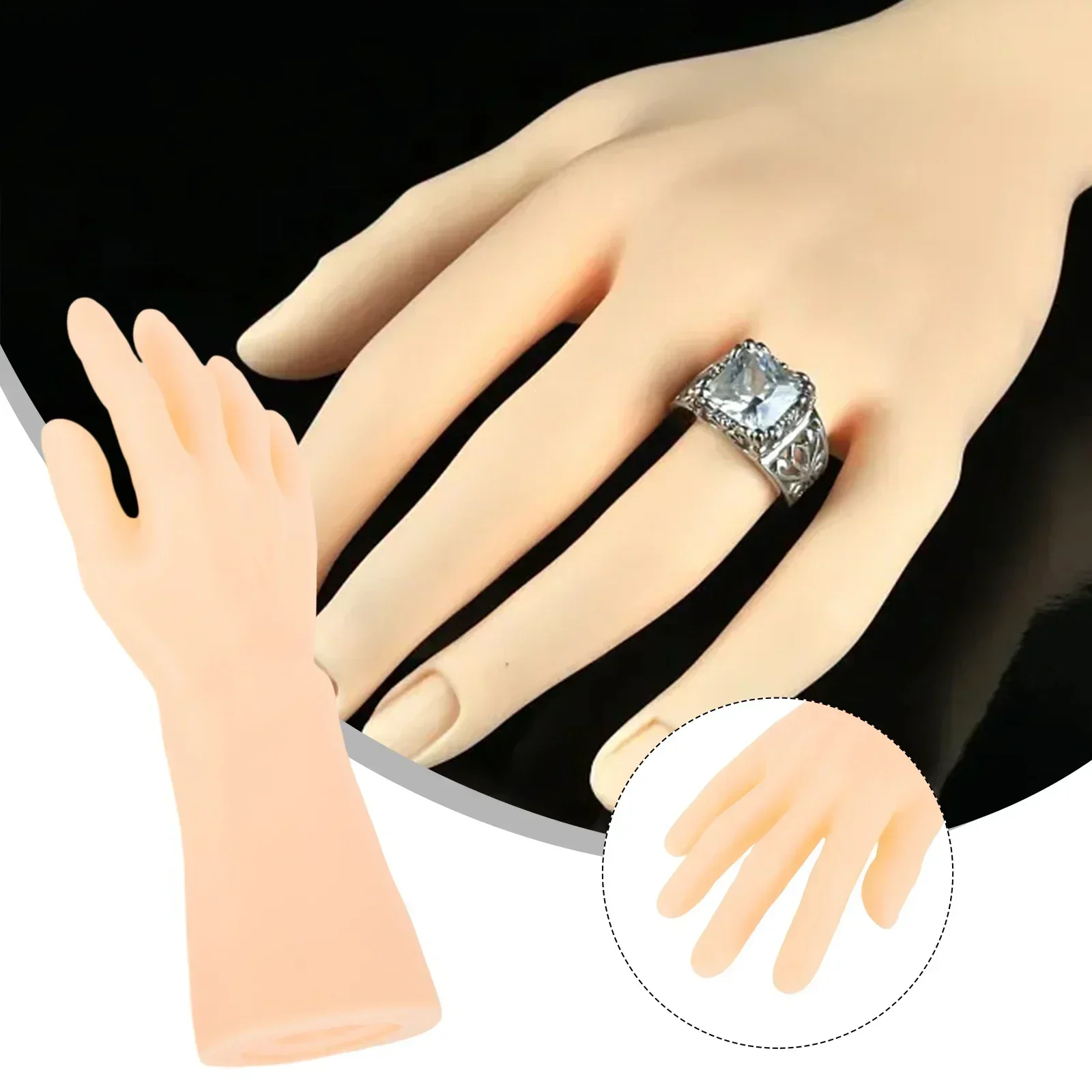 Male Right Hand Silicone Displ - Body Jewelry Shop ulasan dan harga
