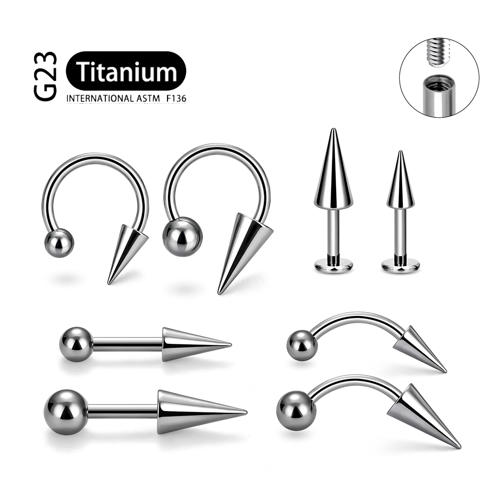 1Pcs Implant Grade F136 Titani - Body Jewelry Implant Grade Titanium ulasan dan harga