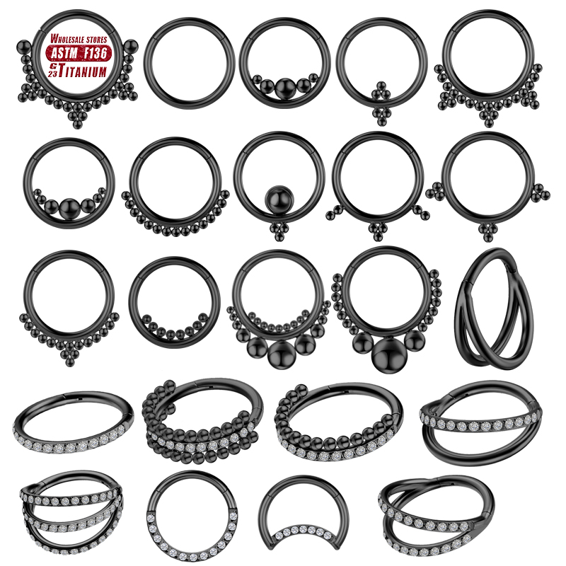 F136 Titanium Piercing Black N - Body Jewelry Implant Grade Titanium ulasan dan harga