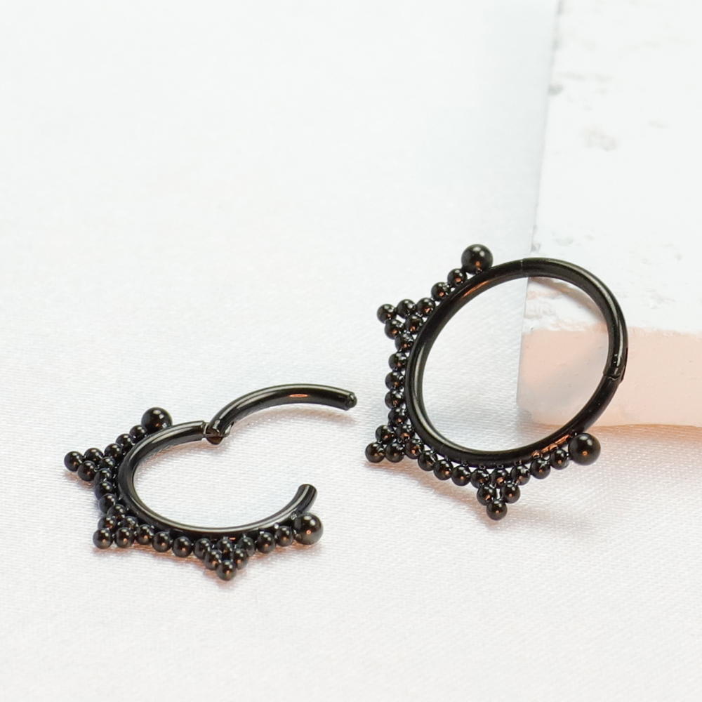 F136 Titanium Piercing Black N - Body Jewelry Implant Grade Titanium ulasan dan harga