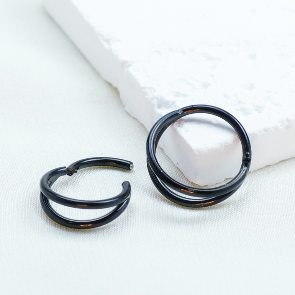 F136 Titanium Piercing Black N - Body Jewelry Implant Grade Titanium ulasan dan harga