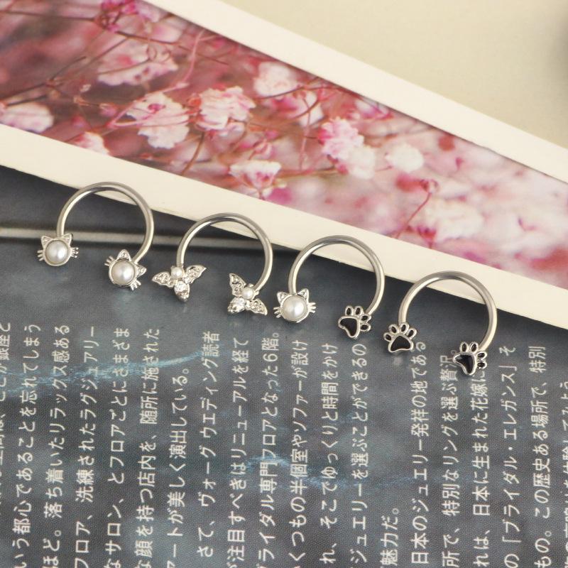 16G Septum Ring Daith Piercing - Body Jewelry Cartilage Earrings ulasan dan harga