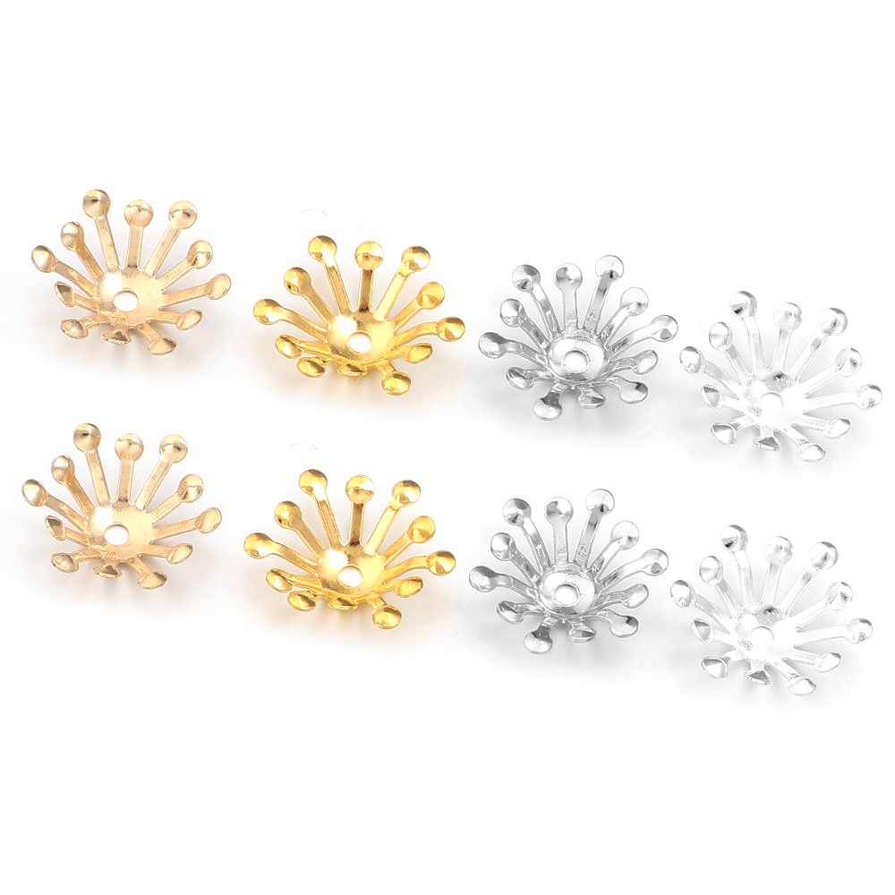 100Pcs Diameter 13MM Gold Colo - Body Jewelry Wholesale ulasan dan harga