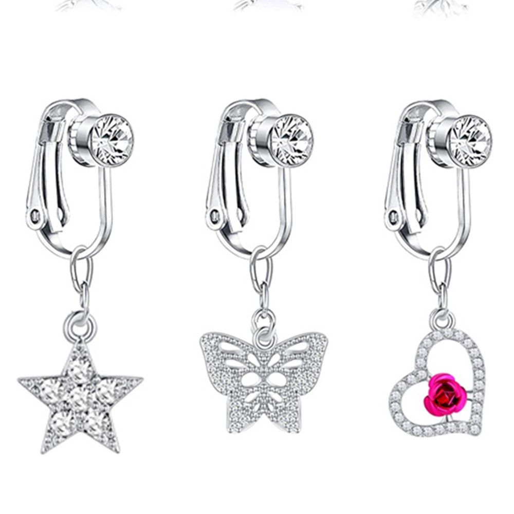 Beach Accessories Non Piercing - Body Jewelry Cartilage Earrings ulasan dan harga