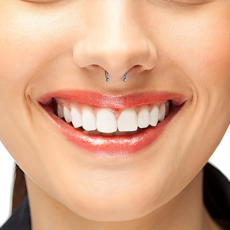 5pcs/lot Stainless Steel 18G H - Body Jewelry Lip Ring ulasan dan harga