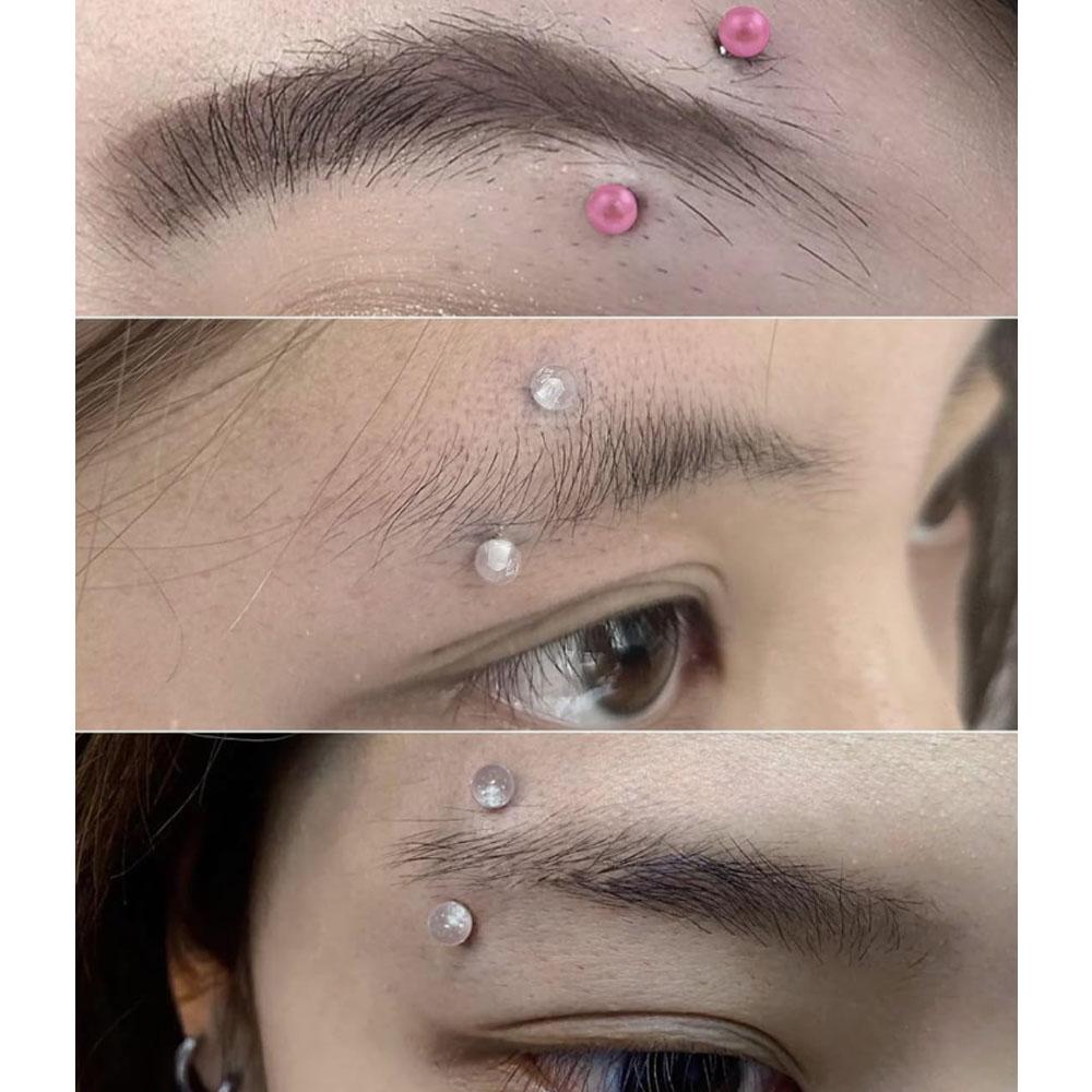 1/18Pcs Set 16G 6/8/10mm Eyebr - Body Jewelry Vertical Labret ulasan dan harga