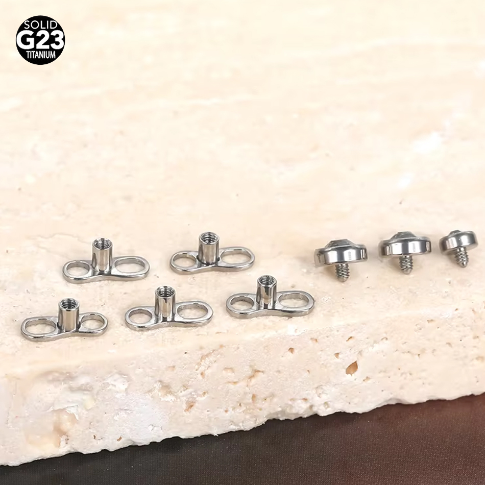 1Pc/5Pcs Titanium Micro Dermal - Body Jewelry Dermal ulasan dan harga