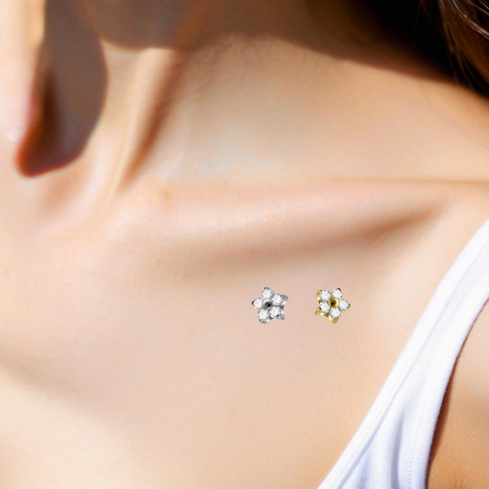 1PC G23 Implant Titanium Derma - Body Jewelry Dermal ulasan dan harga