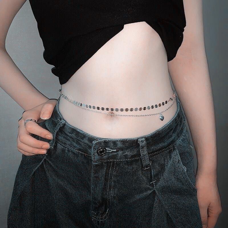 Fashion Simple Double Layer Be - Body Jewelry Outfit ulasan dan harga