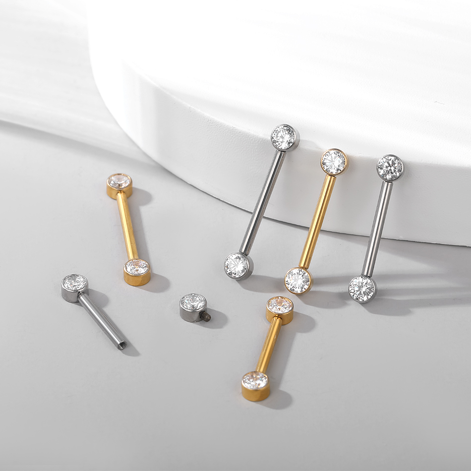 1/5Pcs Implant Grade Titanium  - Body Jewelry Implant Grade Titanium ulasan dan harga